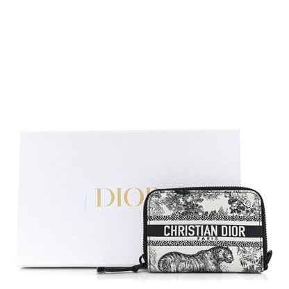 Christian Dior Technical Fabric Embroidered Toile De Jouy DiorTravel Detachable Card Holder Blue 11 of 11