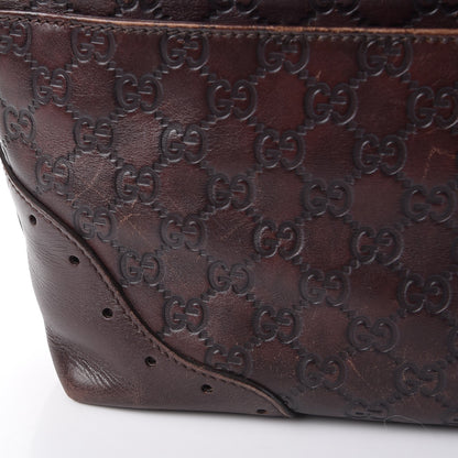 Gucci Guccissima Large Punch Tote Chocolate Brown 18 of 27
