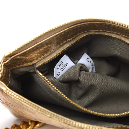 Marc Jacobs Metallic Lambskin Quilted Crossbody Gold 6 of 9