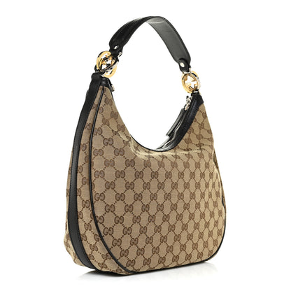 Gucci Monogram Medium GG Twins Hobo Dark Brown 3 of 18