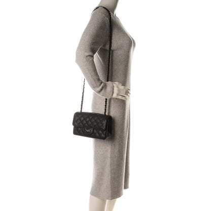 Chanel Calfskin Quilted Mini Rectangular Flap So Black 2 of 8