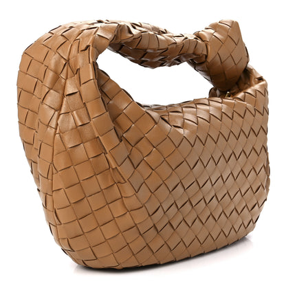 Bottega Veneta Nappa Intrecciato Teen Jodie Hobo Caramel 3 of 12