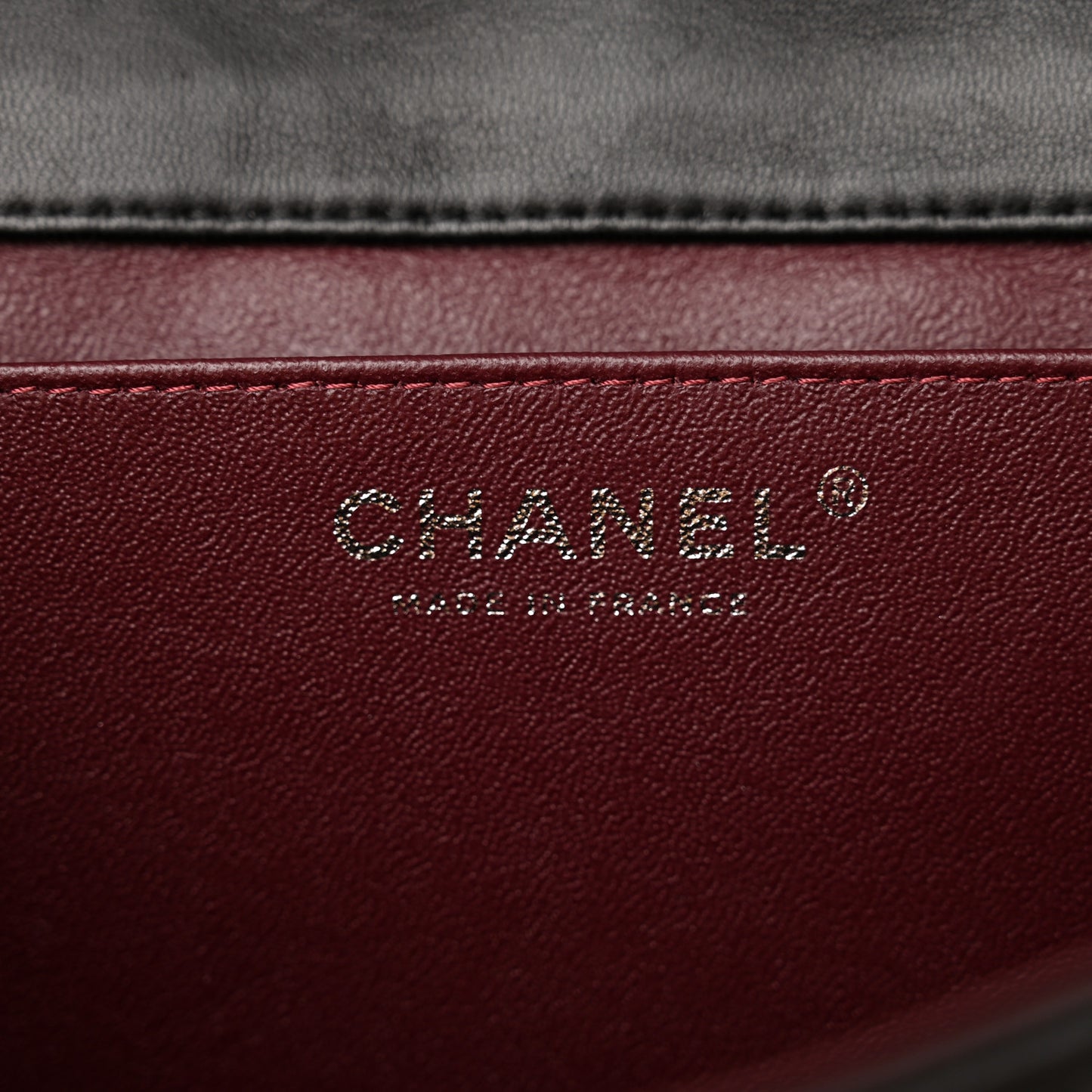 Lambskin Quilted Clutch With Chain Flap Black