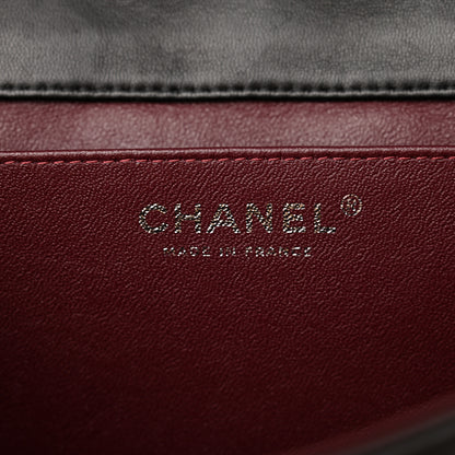 Chanel Lambskin Quilted Clutch With Chain Flap Black 6 of 12