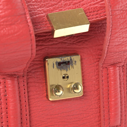 3.1 Phillip Lim Textured Calfskin Mini Pashli Satchel Red 7 of 10