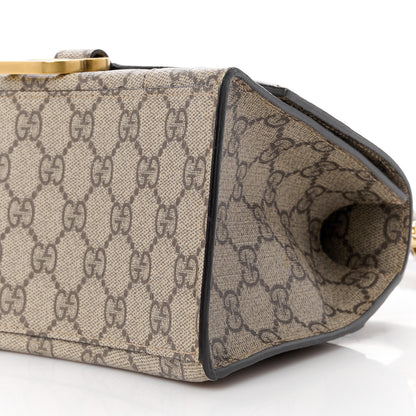 Balenciaga X GUCCI GG Supreme Monogram Small Hourglass Top Handle Bag Beige Ebony 11 of 11