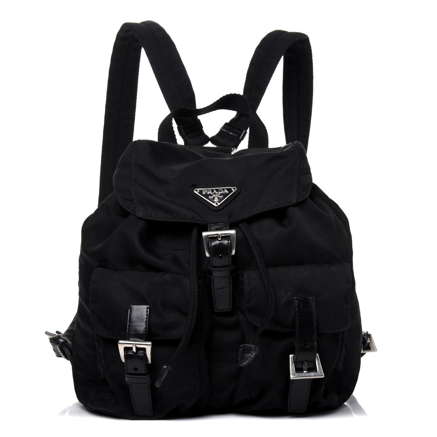 Tessuto Nylon Vela Small Backpack Black
