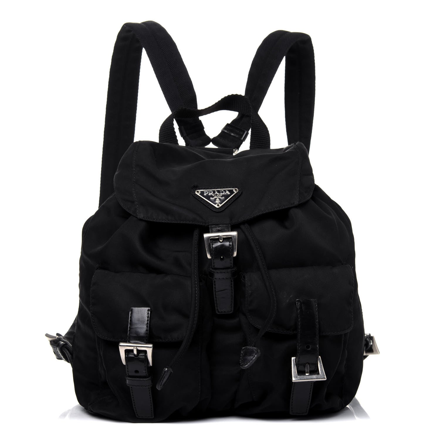 Prada Tessuto Nylon Vela Small Backpack Black 1 of 17