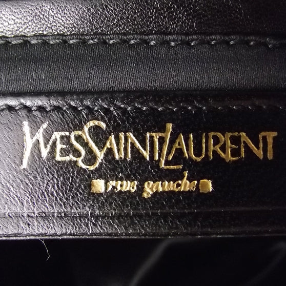 Saint Laurent Leather Tribute Tote Pewter 6 of 10