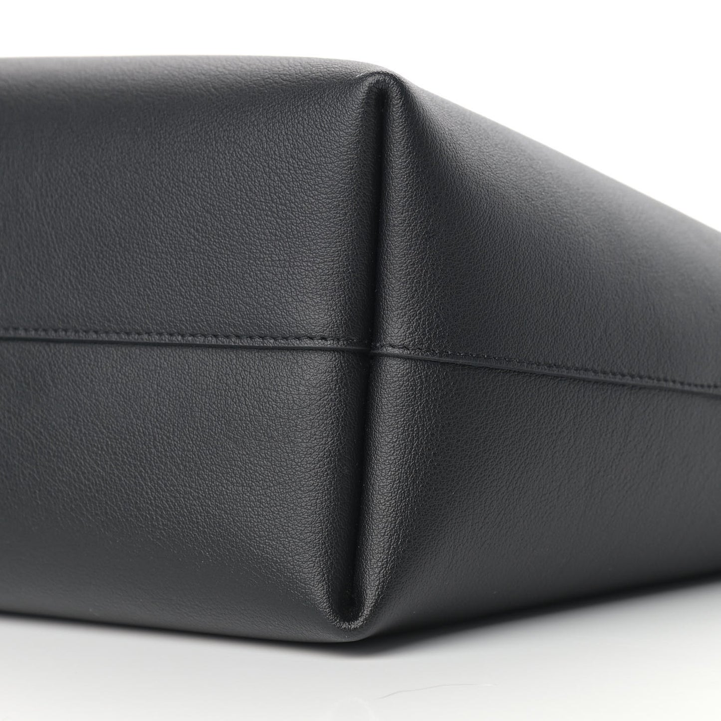 Calfskin Large Shopping Tote Black