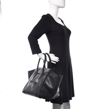 Celine Smooth Calfskin Medium Phantom Luggage Black 2 of 29