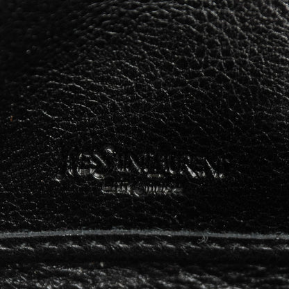 Saint Laurent Metallic Buffalo Muse Zip Around Wallet Black 9 of 10