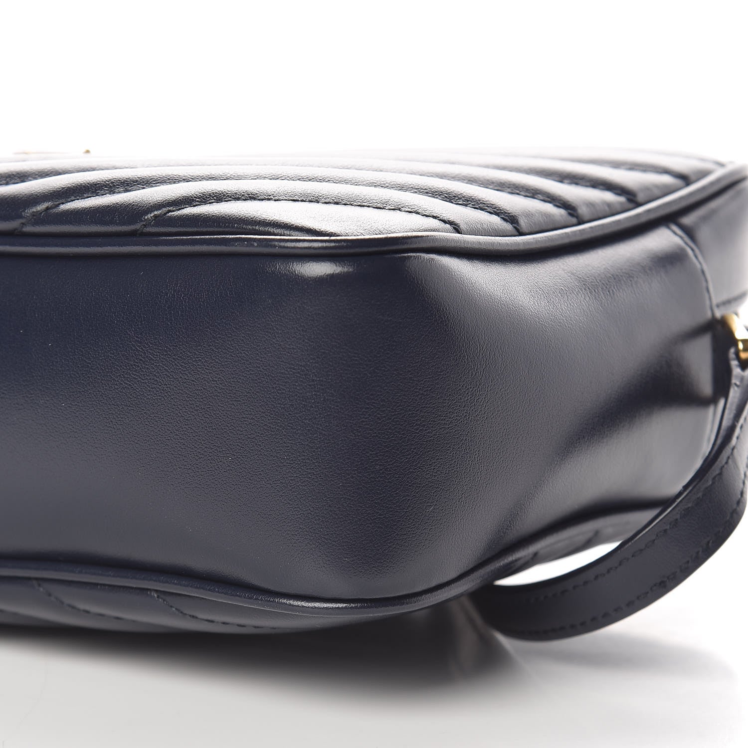 Saint Laurent Calfskin Matelasse Monogram Lou Camera Bag Navy 16 of 17