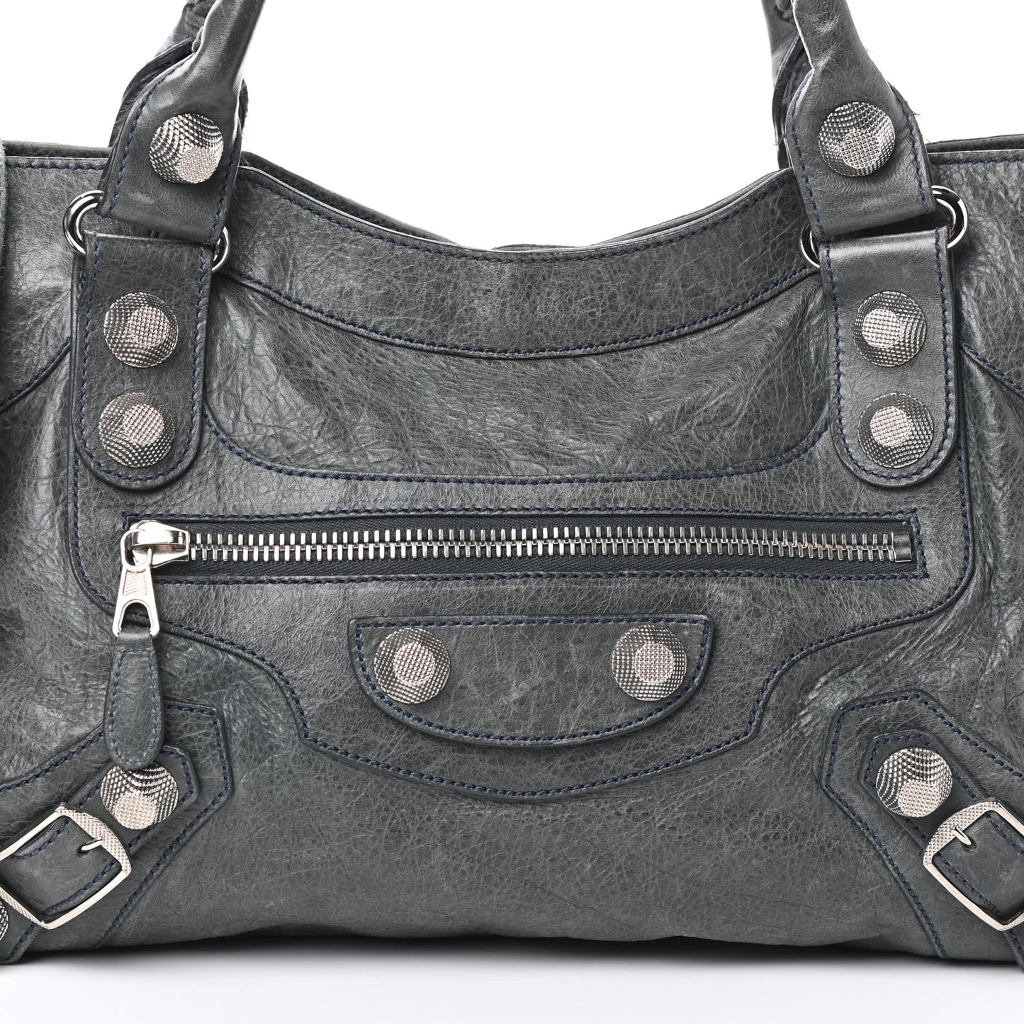 Agneau Giant 21 Silver Hardware City Anthracite