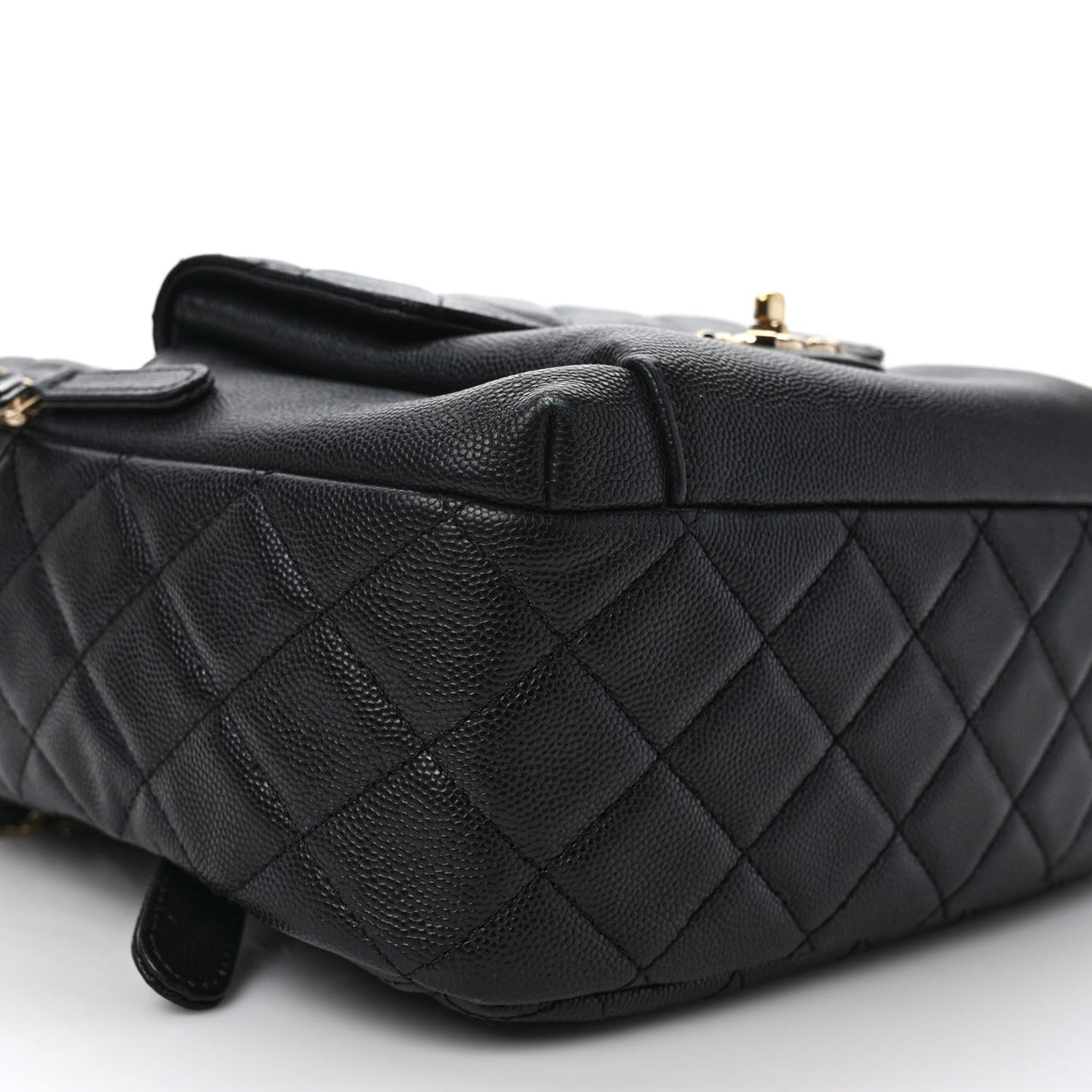 Caviar Quilted Large CC Day Backpack Black