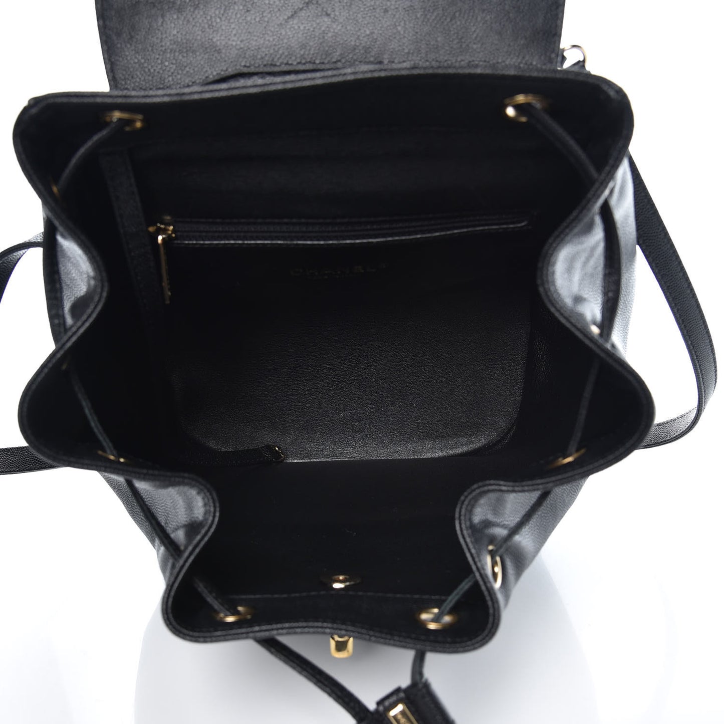 Caviar Quilted Business Affinity Backpack Black