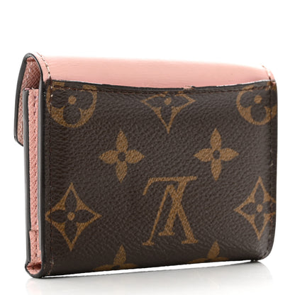 Louis Vuitton Monogram Zoe Wallet Rose Ballerine 3 of 8