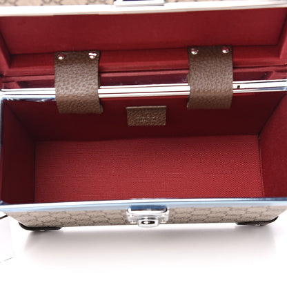 Gucci GG Supreme Monogram Globe-Trotter Beauty Case Brown 5 of 10