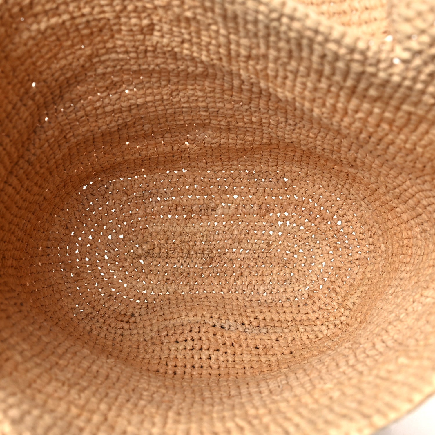Loewe Raffia Mini Slit Tote Bag Natural Tan 5 of 9