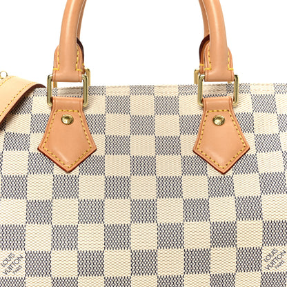 Louis Vuitton Damier Azur Speedy Bandouliere 25 9 of 11