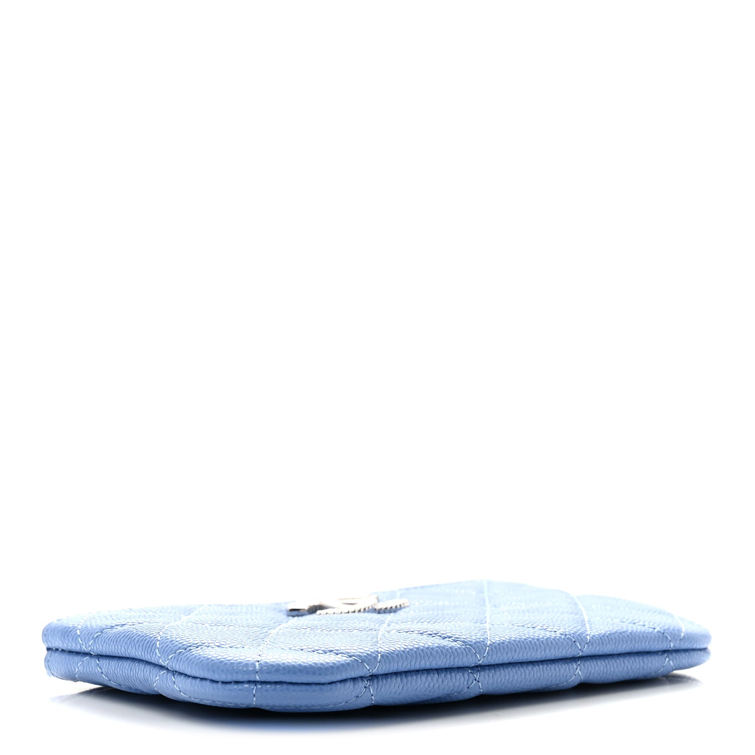 Chanel Caviar Quilted Coco Candy Small Cosmetic Case Blue 4 of 7