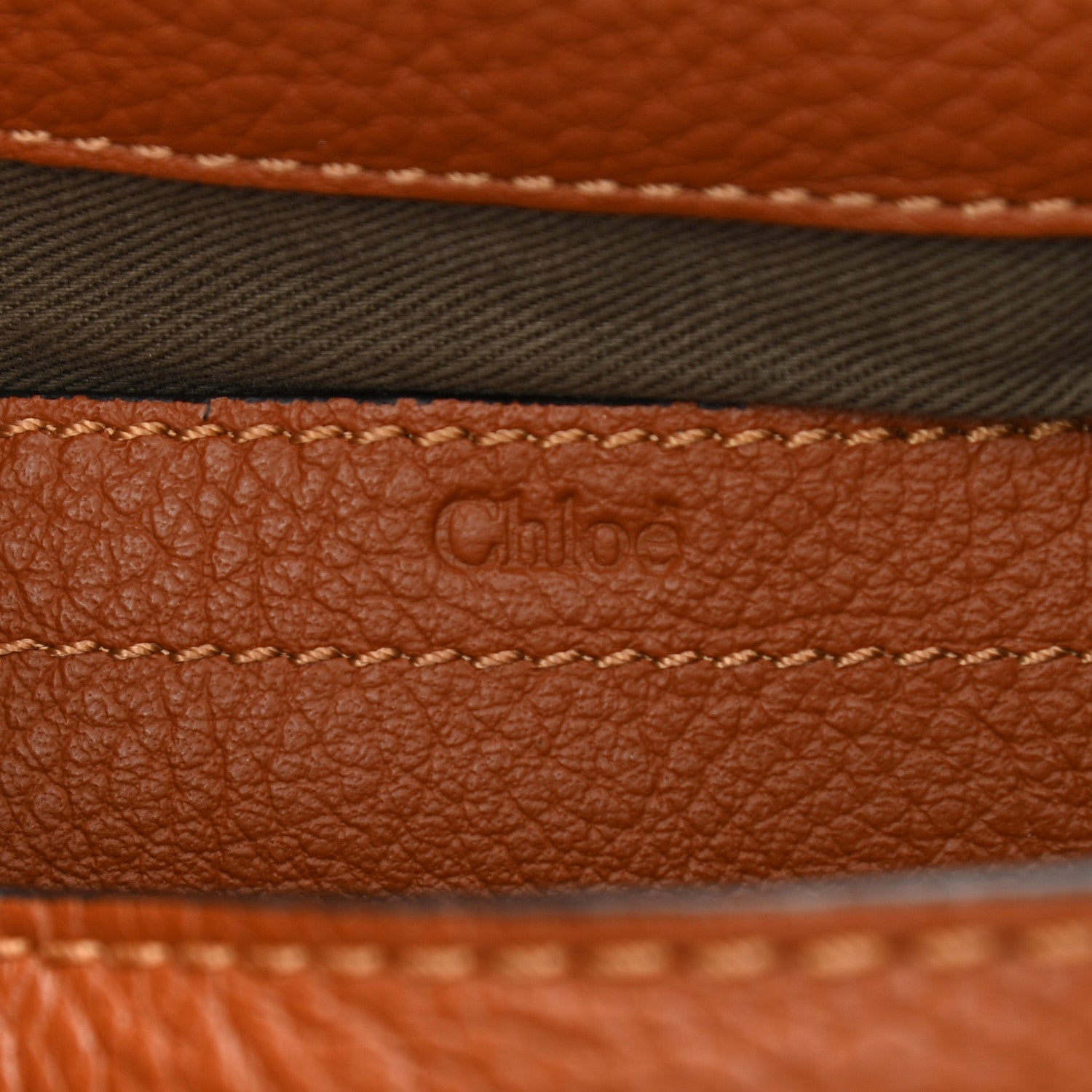 Chloe Calfskin Mini Marcie Round Crossbody Bag Tan 6 of 12