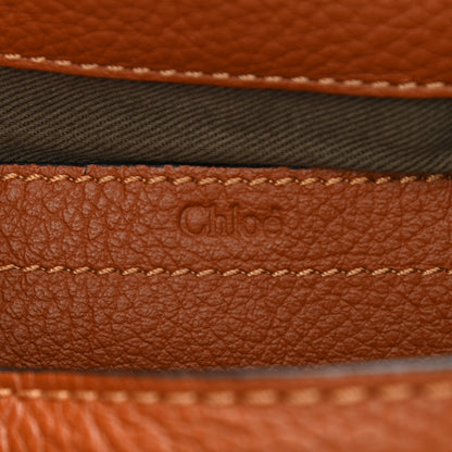Chloe Calfskin Mini Marcie Round Crossbody Bag Tan 6 of 12