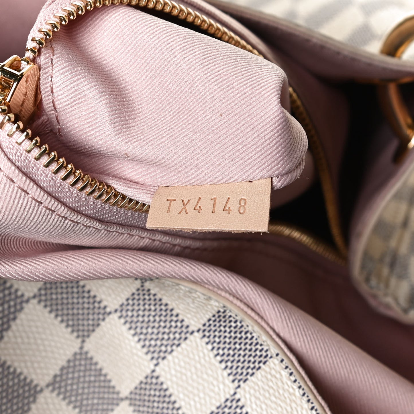 Damier Azur Graceful MM Rose Ballerine
