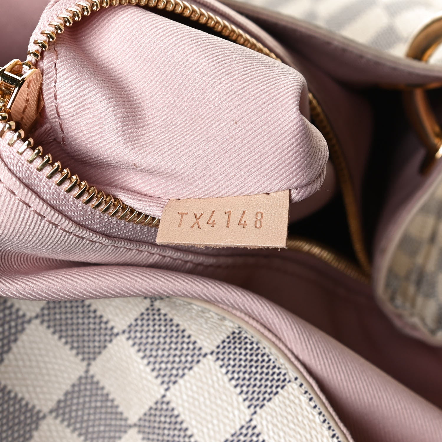Louis Vuitton Damier Azur Graceful MM Rose Ballerine 6 of 12