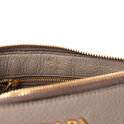 Prada Vitello Daino Crossbody Bag Argilla 8 of 9