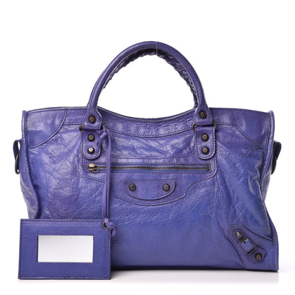 Balenciaga Agneau Classic Hardware City Bleu Lavande 1 of 18