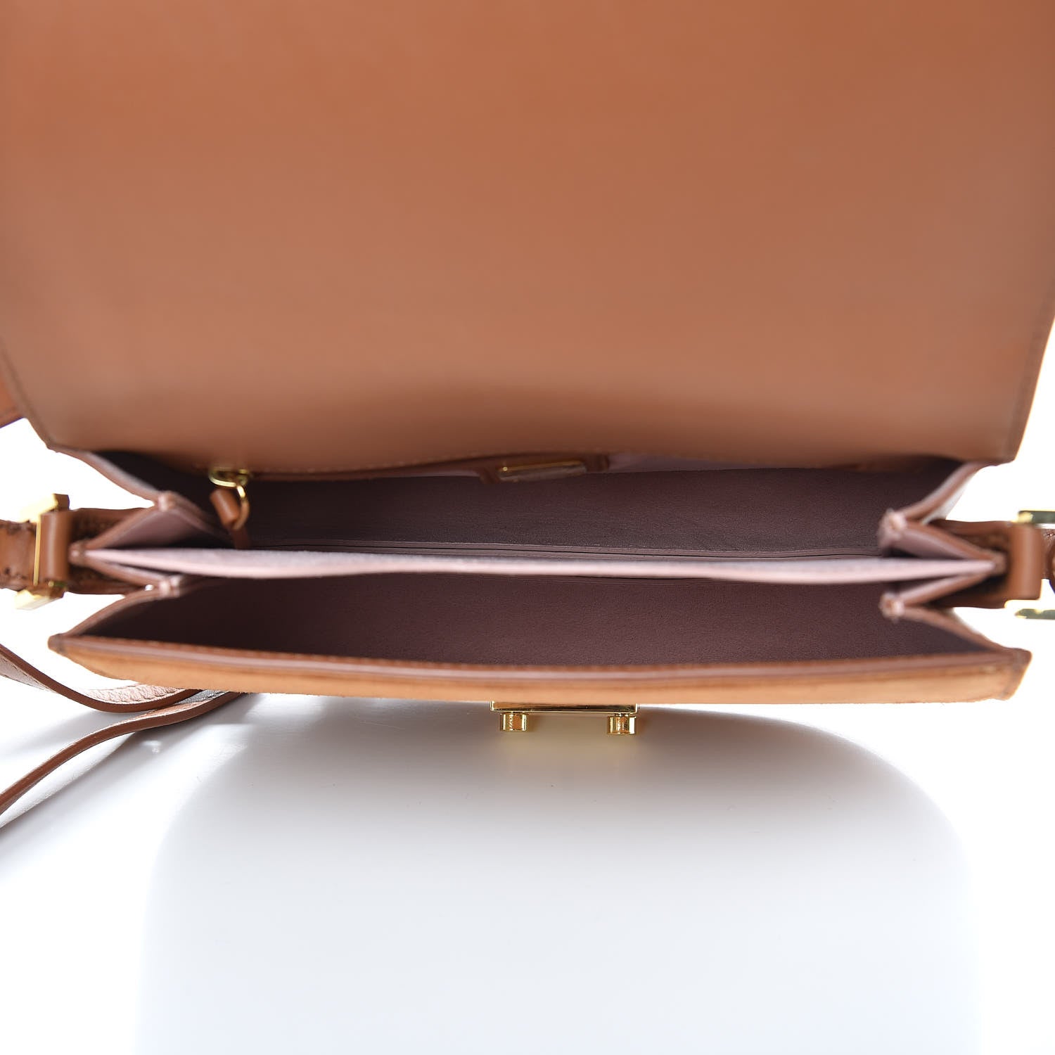 MCM Suede Small Trisha Shoulder Bag Brown 5 of 8