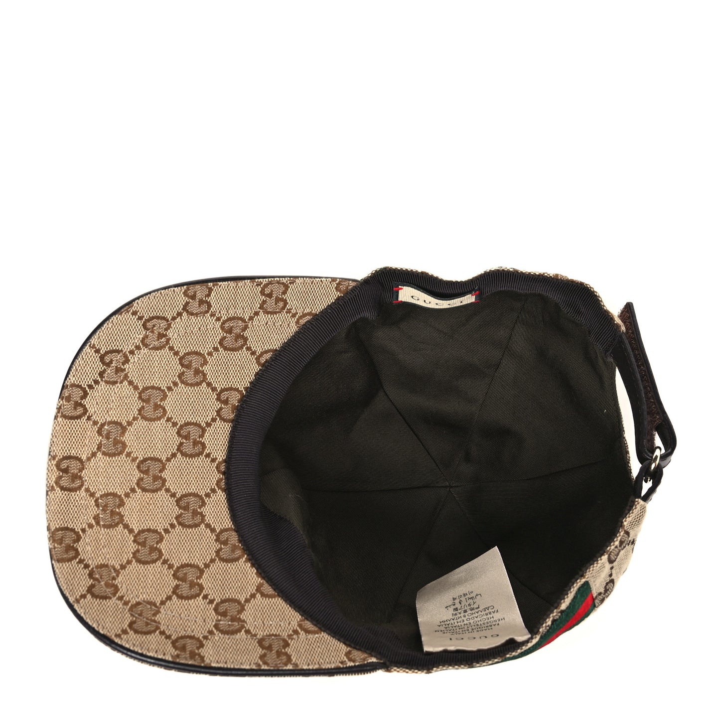 Monogram Web Baseball Hat S Beige Cocoa