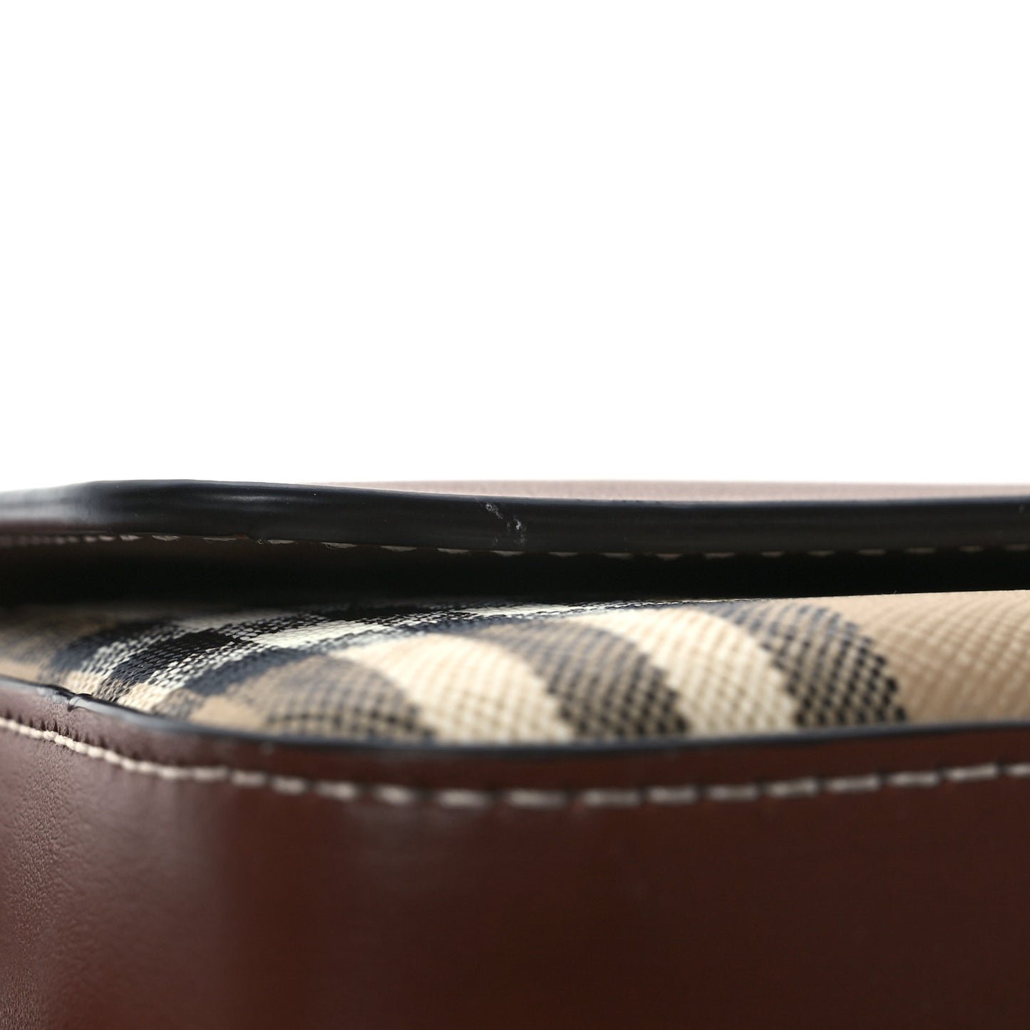 Calfskin Vintage Check New Hampshire Bag Archive Beige Tan