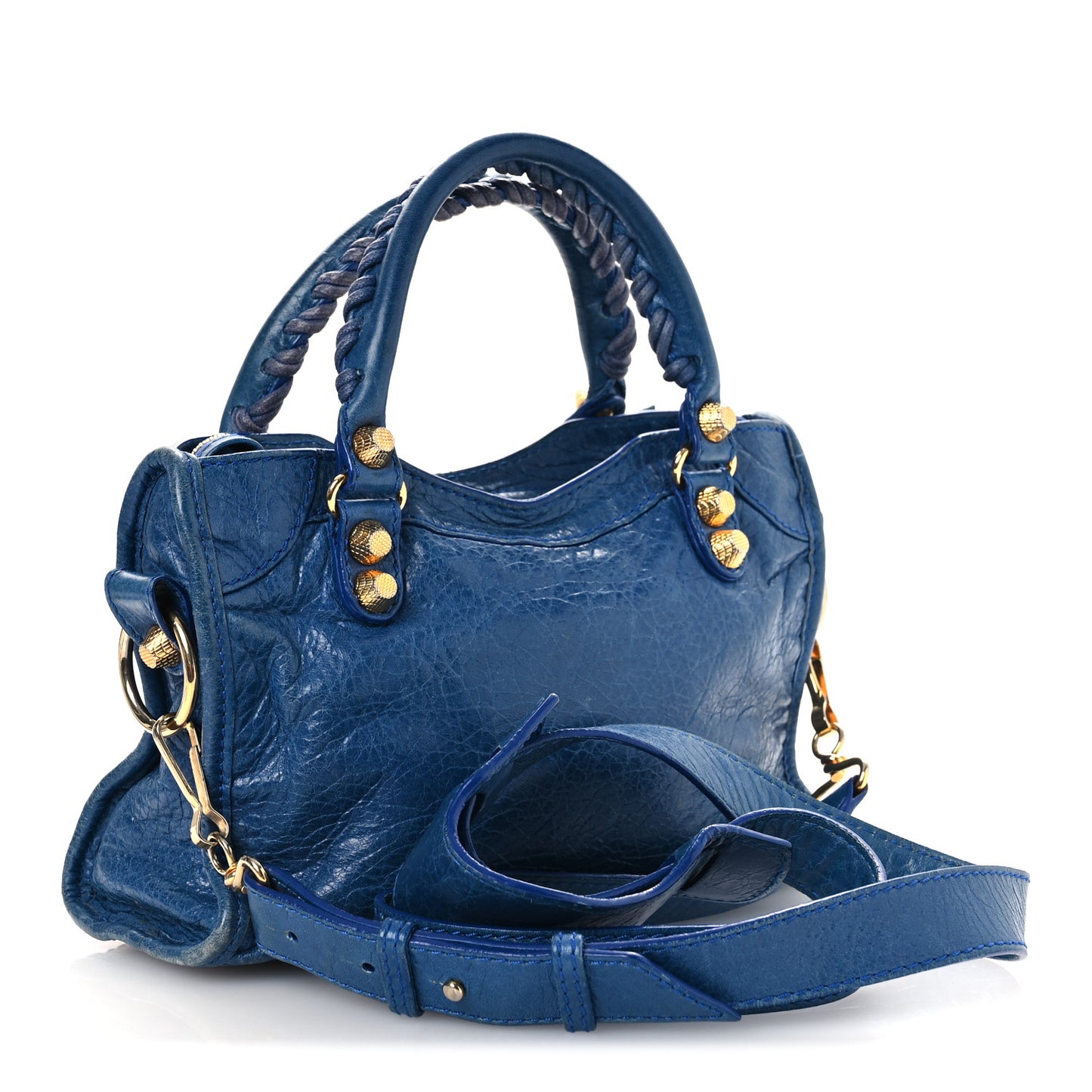 Agneau Giant 12 Gold Hardware Mini City Bleu Lazuli