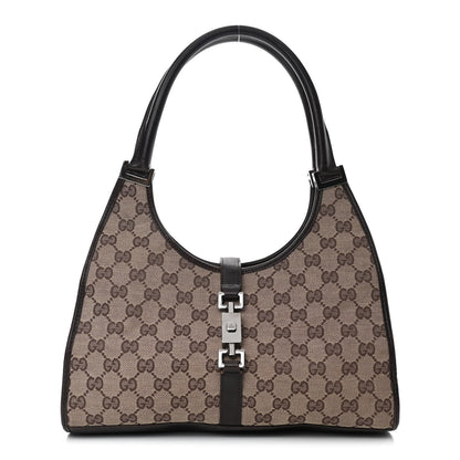 Gucci Monogram Small Bardot Bag Brown 1 of 13