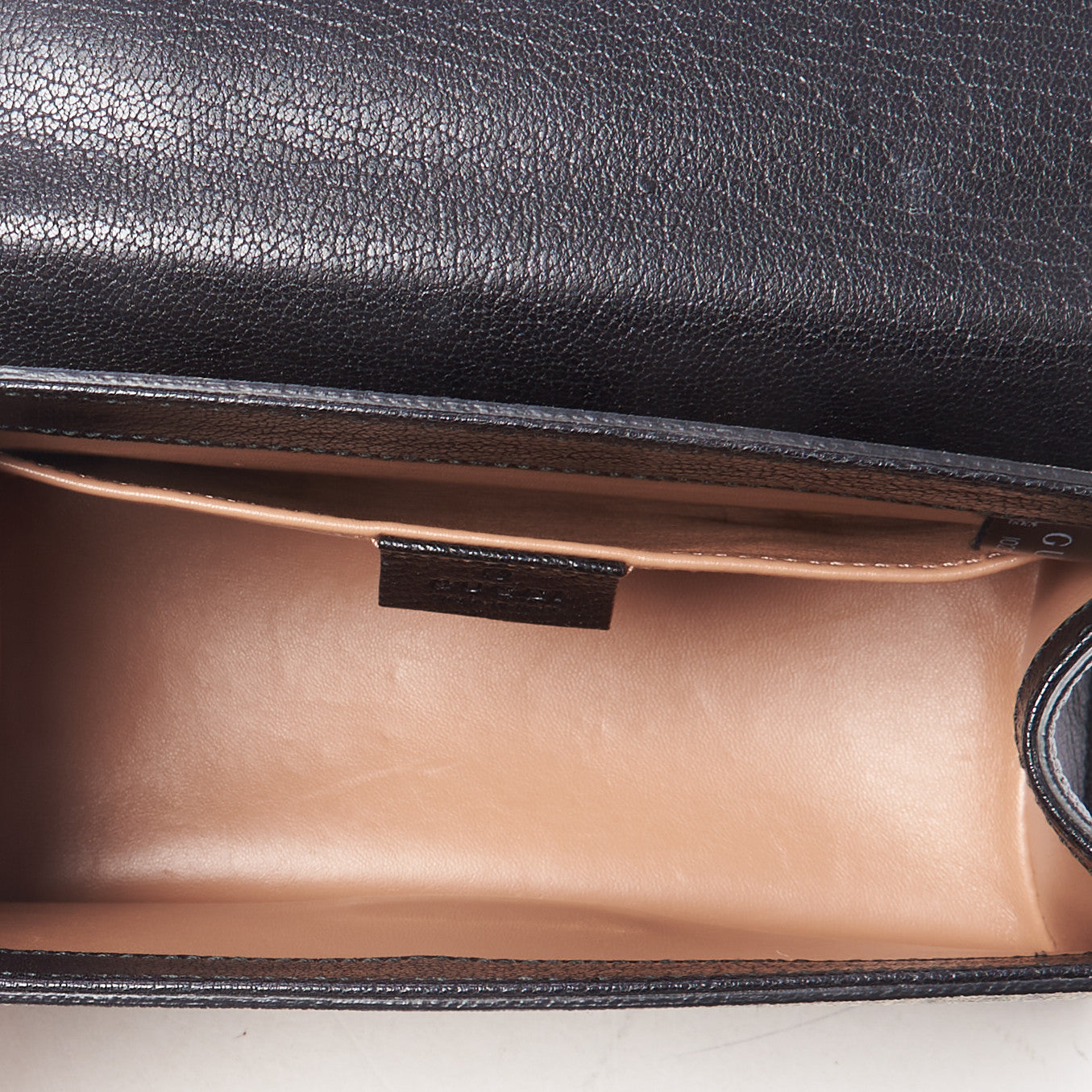 Gucci GG Supreme Monogram Goatskin Pearl Mini Fox Broche Bamboo Top Handle Bag Beige Ebony Black Hibiscus Red Mystic White 5 of 10