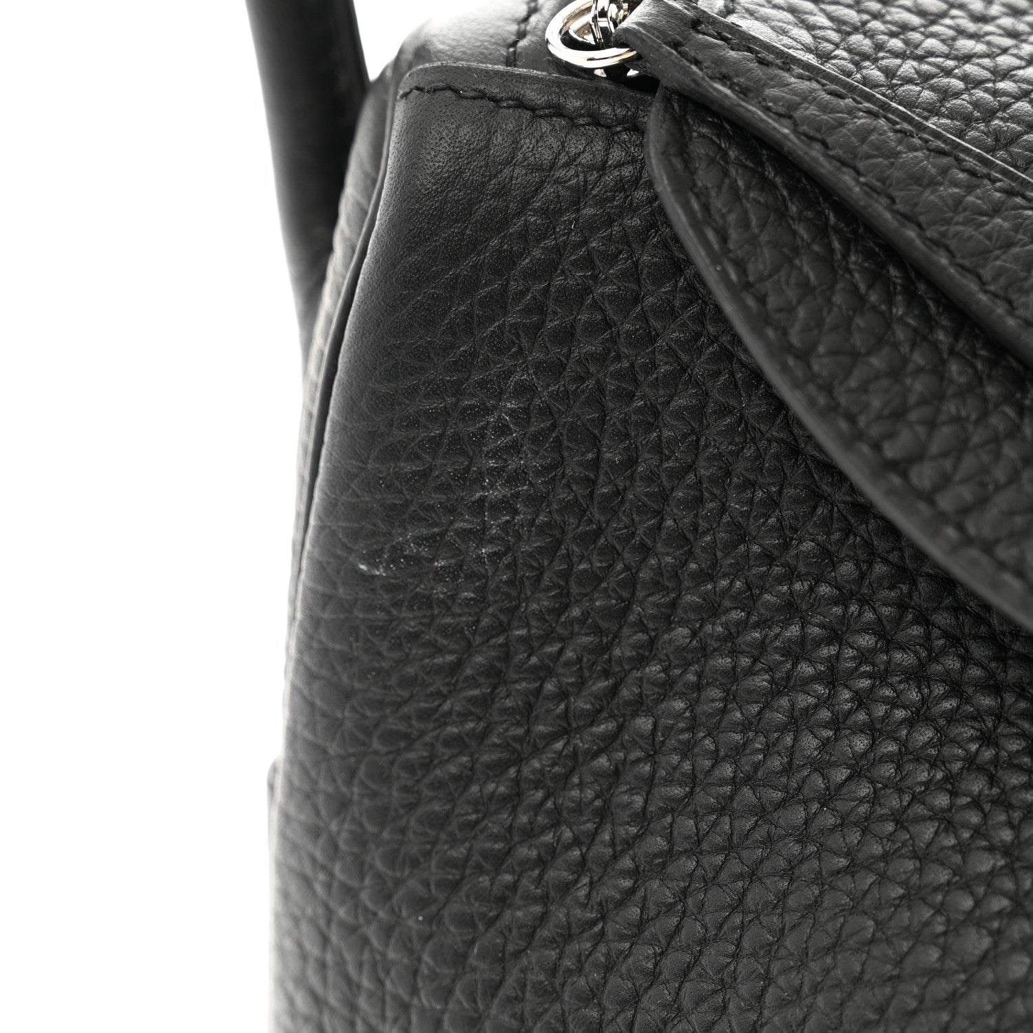 Hermes Taurillon Clemence Lindy 26 Black 12 of 13