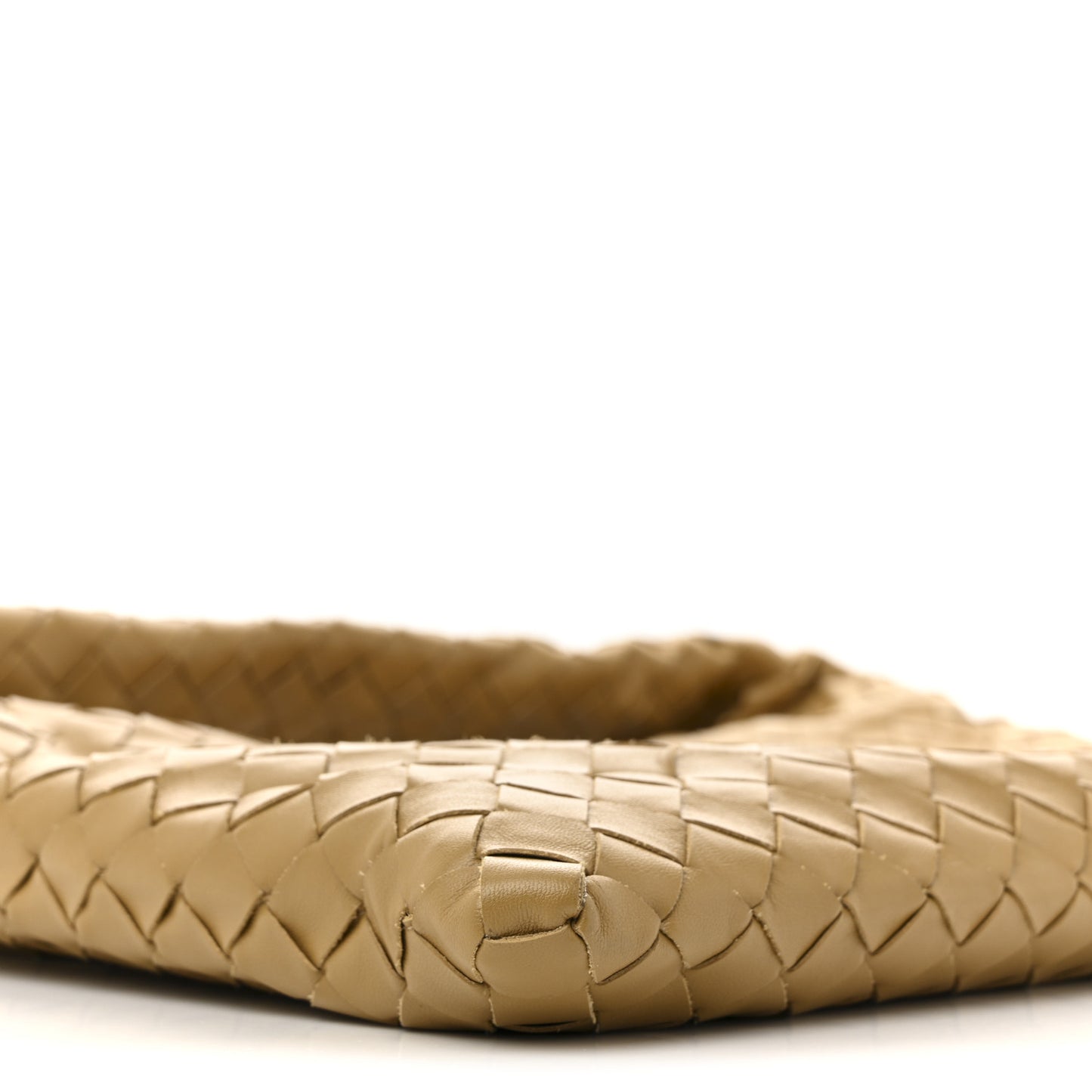Calfskin Intrecciato Small Hop Dark Praline