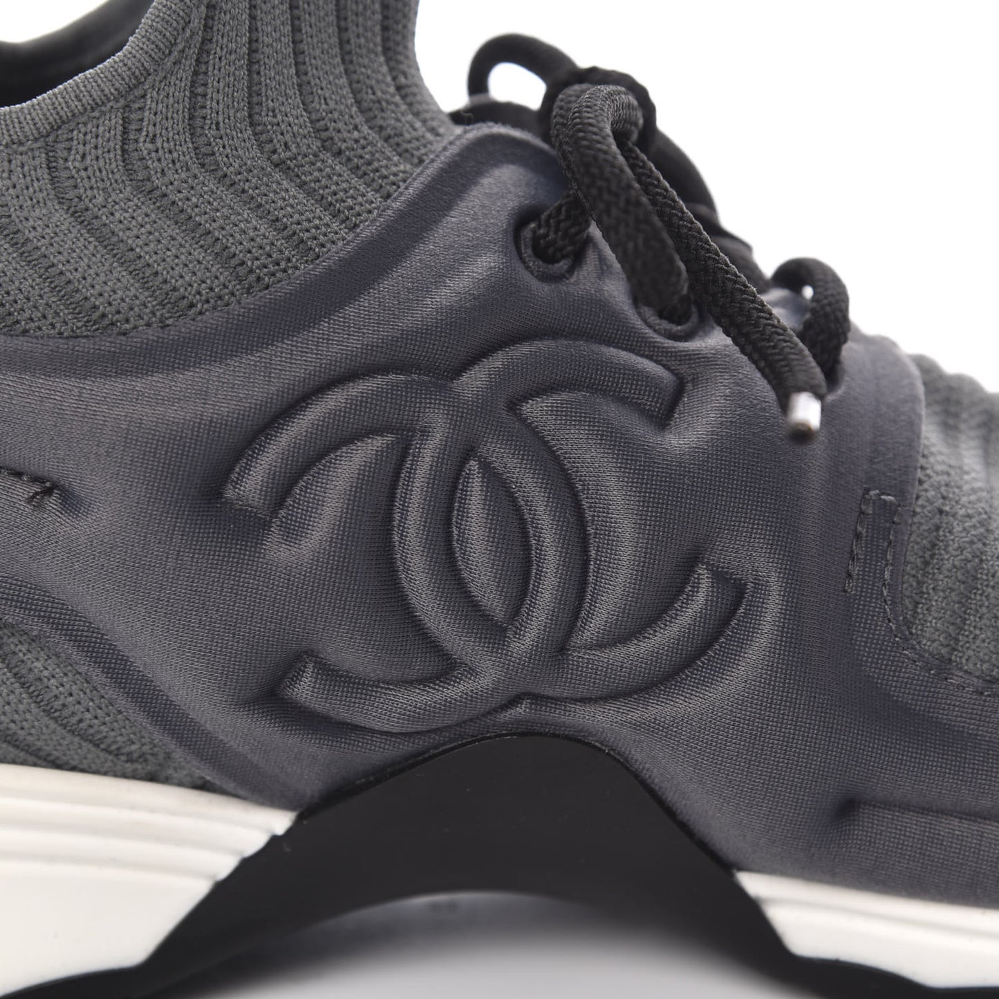 Stretch Fabric CC Sneakers 41 Grey