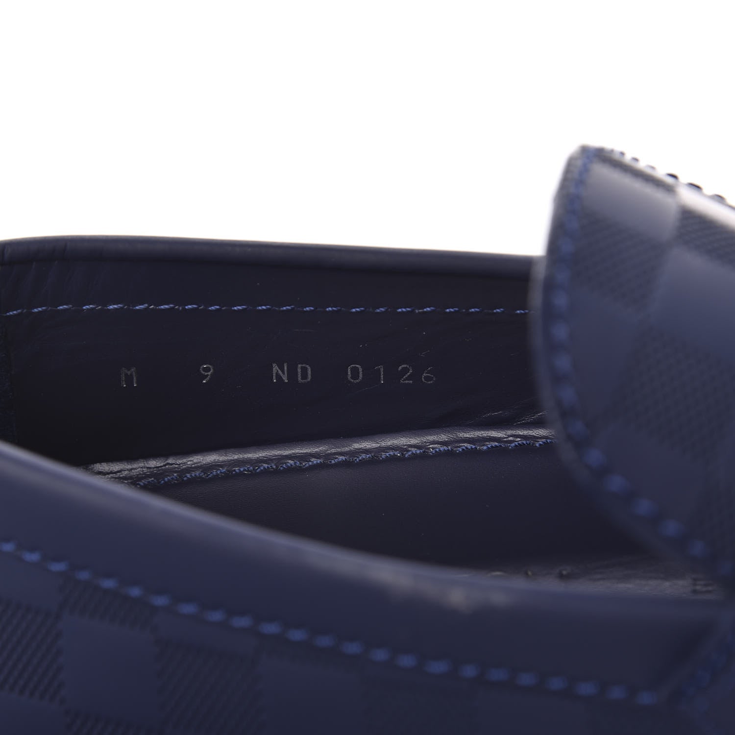 Louis Vuitton Damier Infini Mens Hockenheim Moccasin Loafers 9 Cosmos 10 of 11