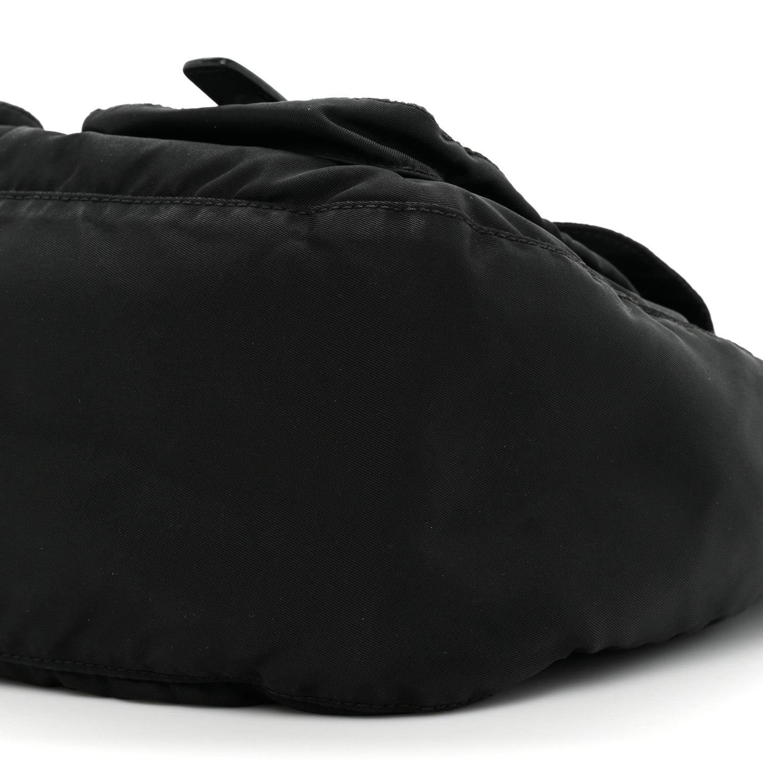Prada Tessuto Nylon Messenger Bag Black 7 of 9