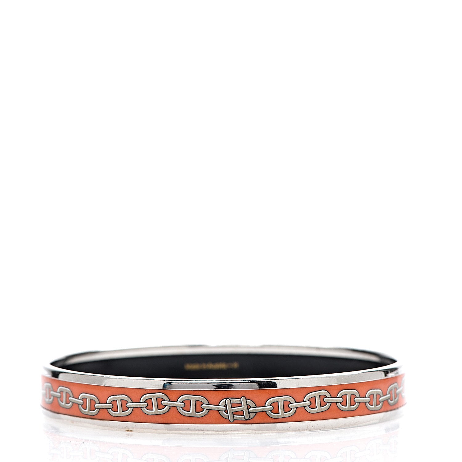Hermes Enamel Printed Narrow Chaine d'Ancre Bracelet 70 2 of 4