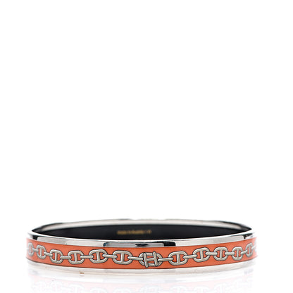 Hermes Enamel Printed Narrow Chaine d'Ancre Bracelet 70 2 of 4