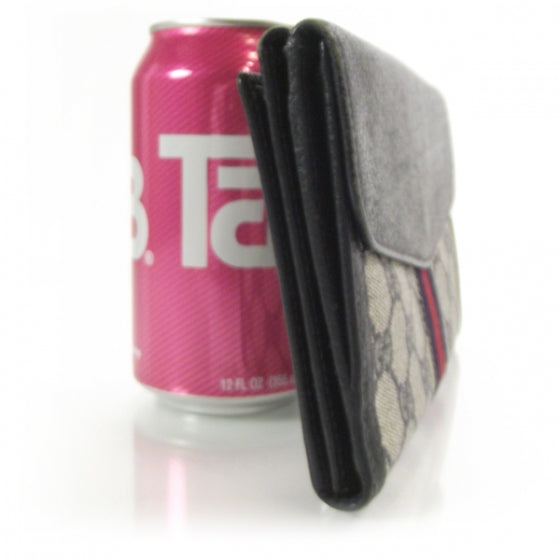 Monogram Wallet Navy