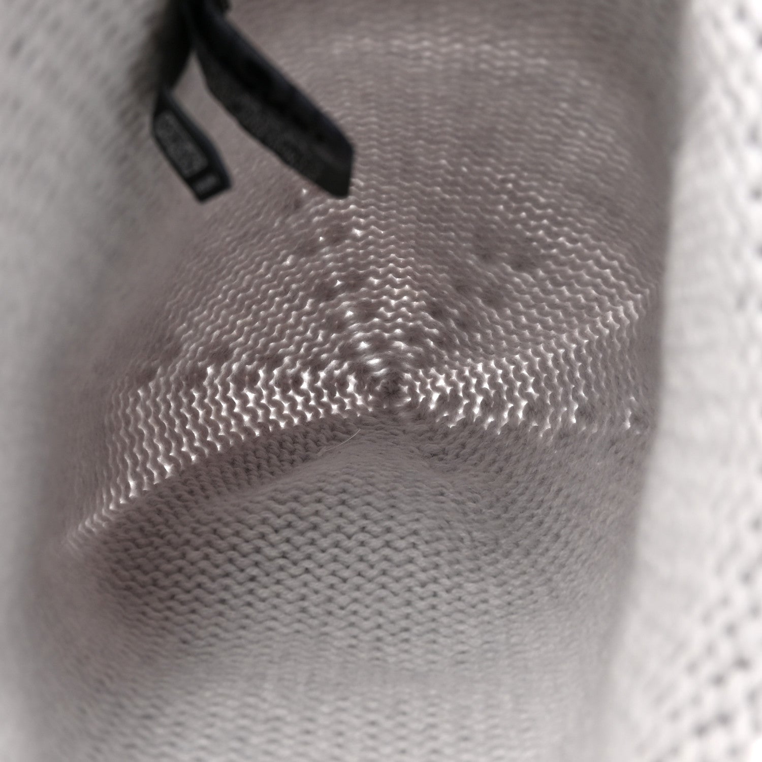 Chanel Cashmere Silk CC Beanie Hat Grey Ecru 4 of 5