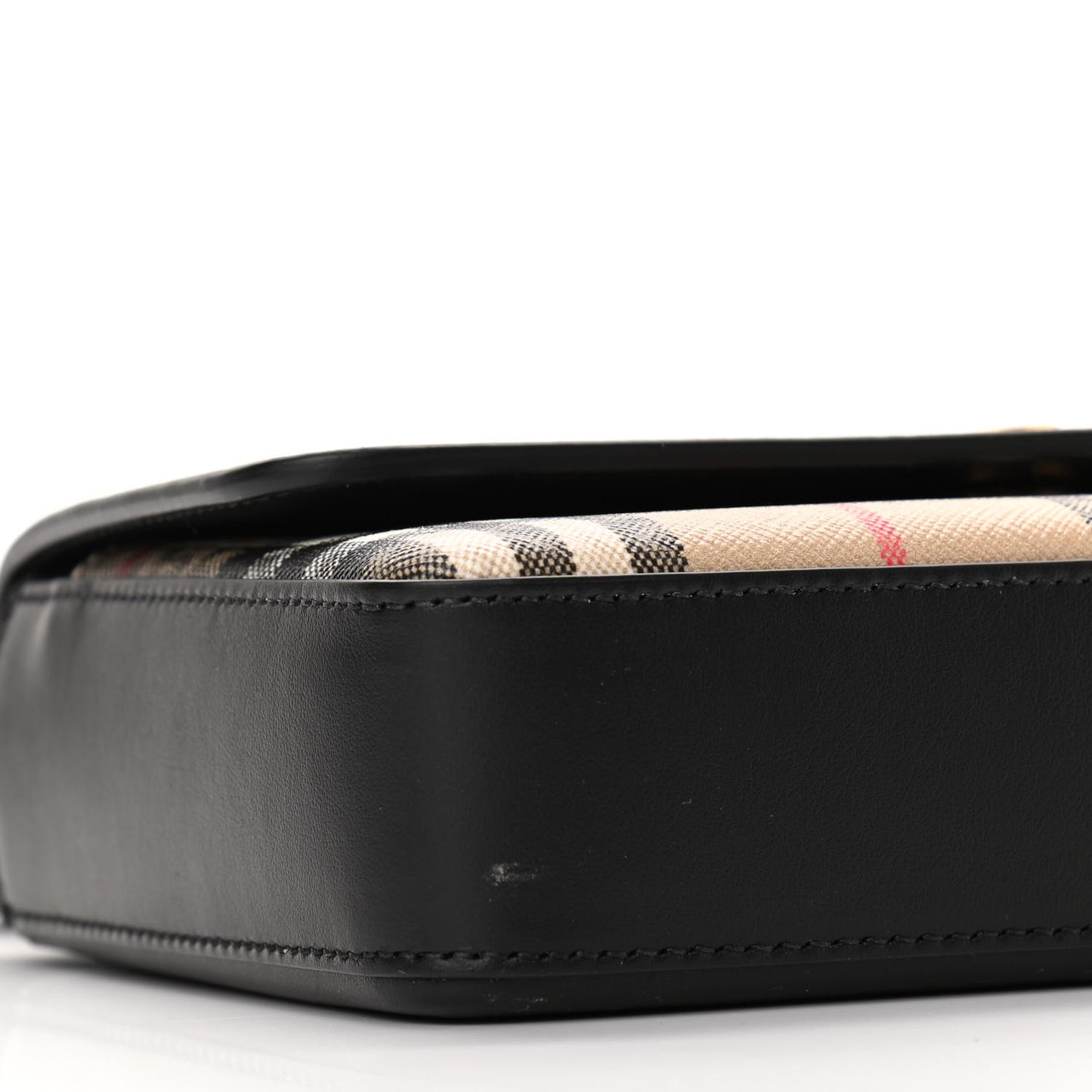 Calfskin Vintage Check New Hampshire Bag Black