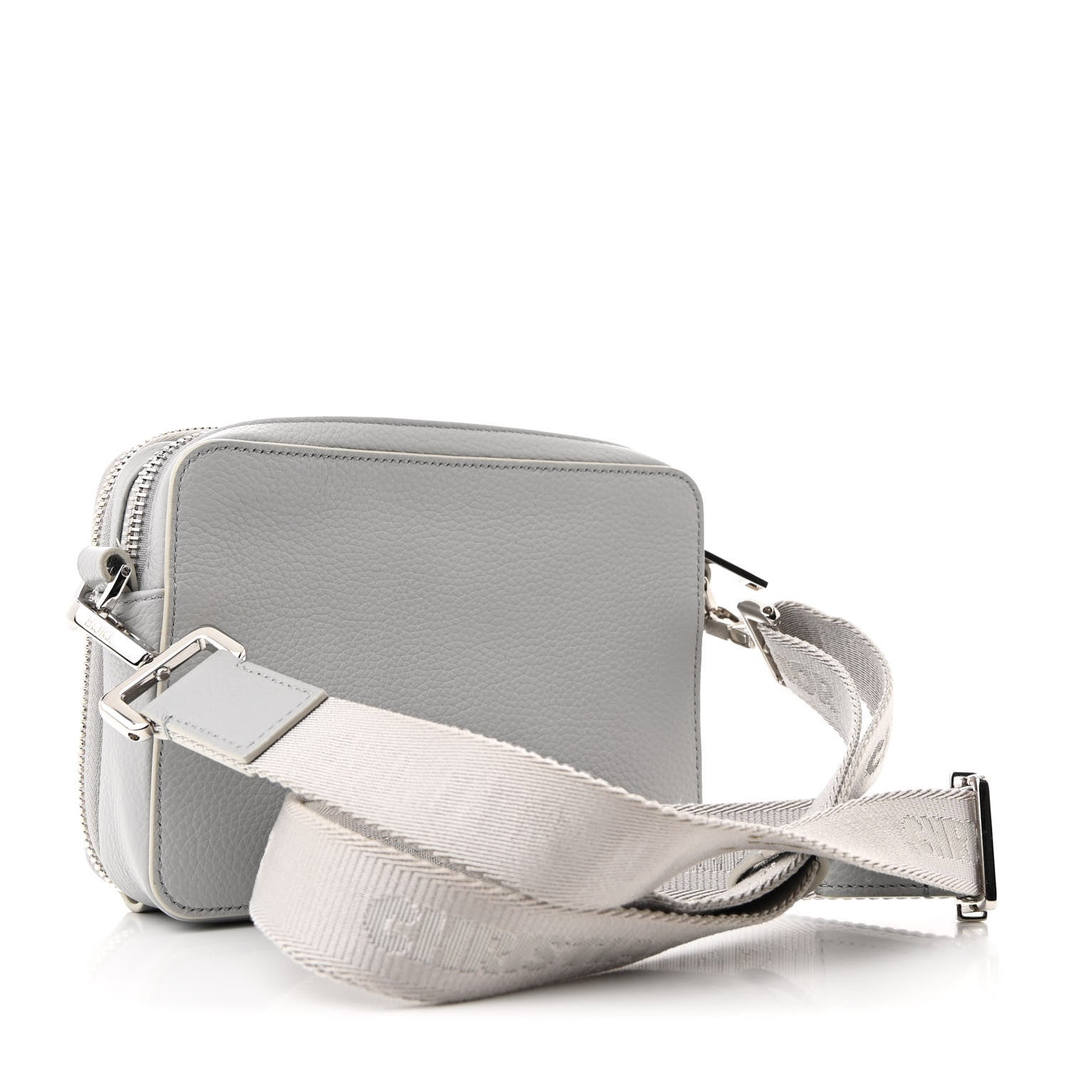 Christian Dior X AIR JORDAN Grained Calfskin Crossbody Grey 3 of 14