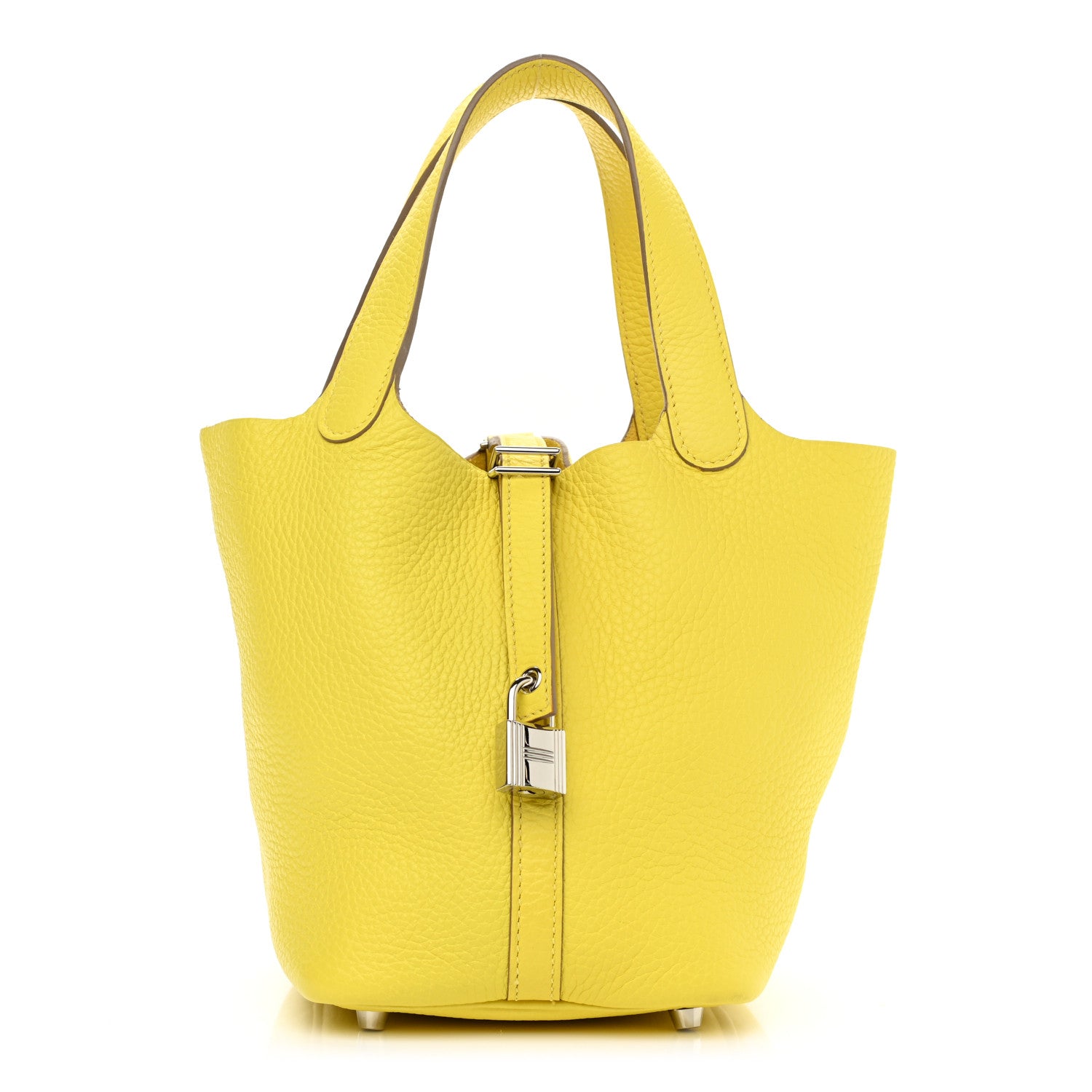 Hermes Taurillon Clemence Picotin Lock 18 PM Lime 1 of 12