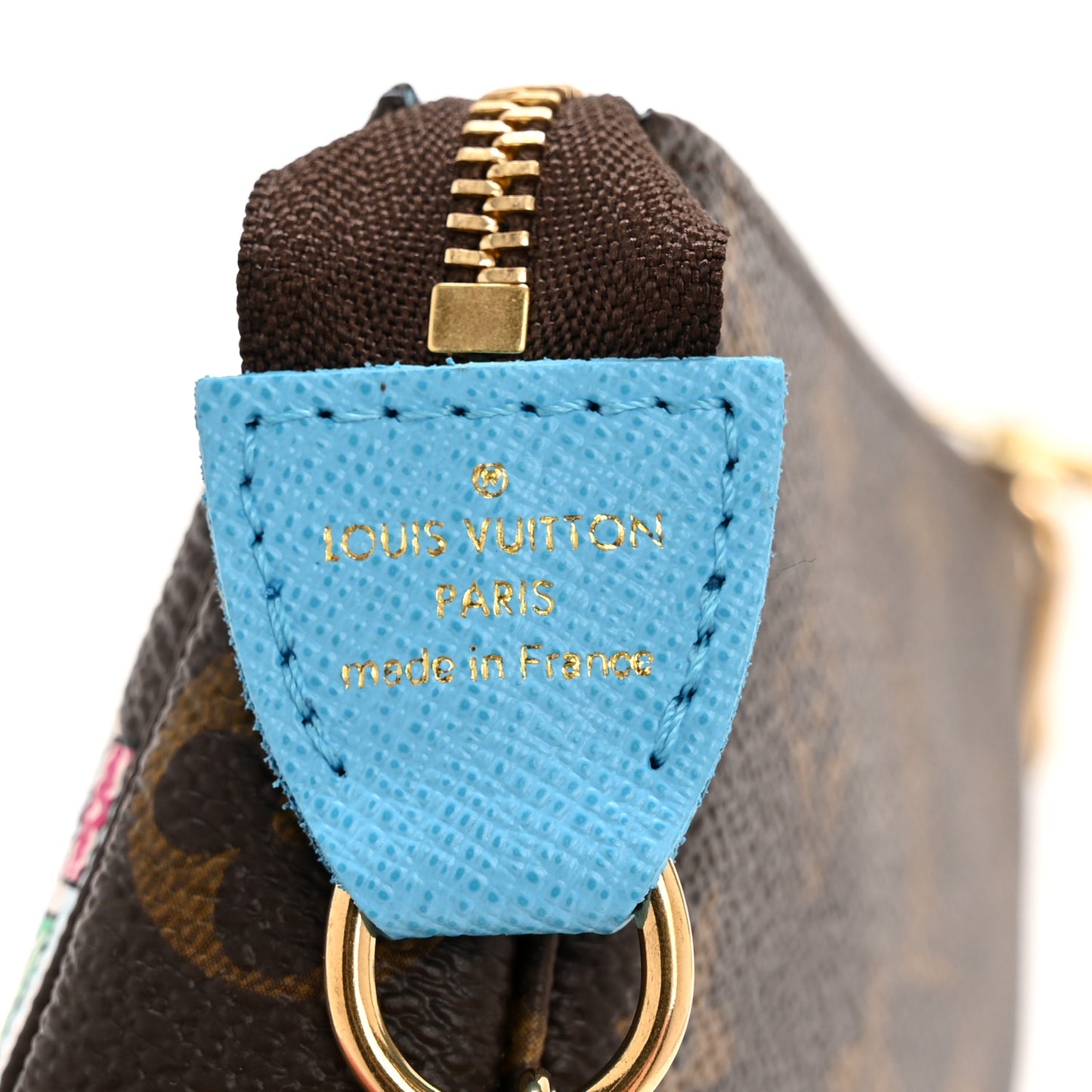 Monogram 2022 Christmas Animation Tokyo Mini Pochette Accessories Blue